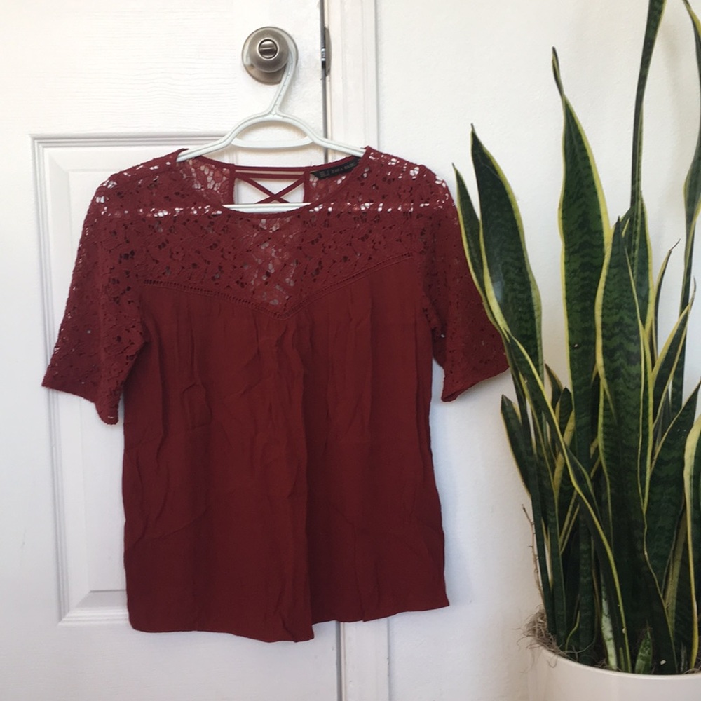 Zara Lace Blouse